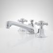 New York Widespread Bathroom Faucet - Contemporary Cross Handles - Chrome, , large image number 1