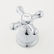 Victorian Widespread Bathroom Faucet - Cross Handles - Chrome, , large image number 2