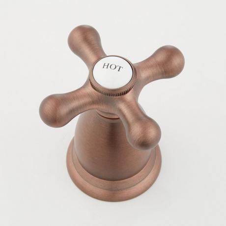 Victorian Widespread Bathroom Faucet - Cross Handles