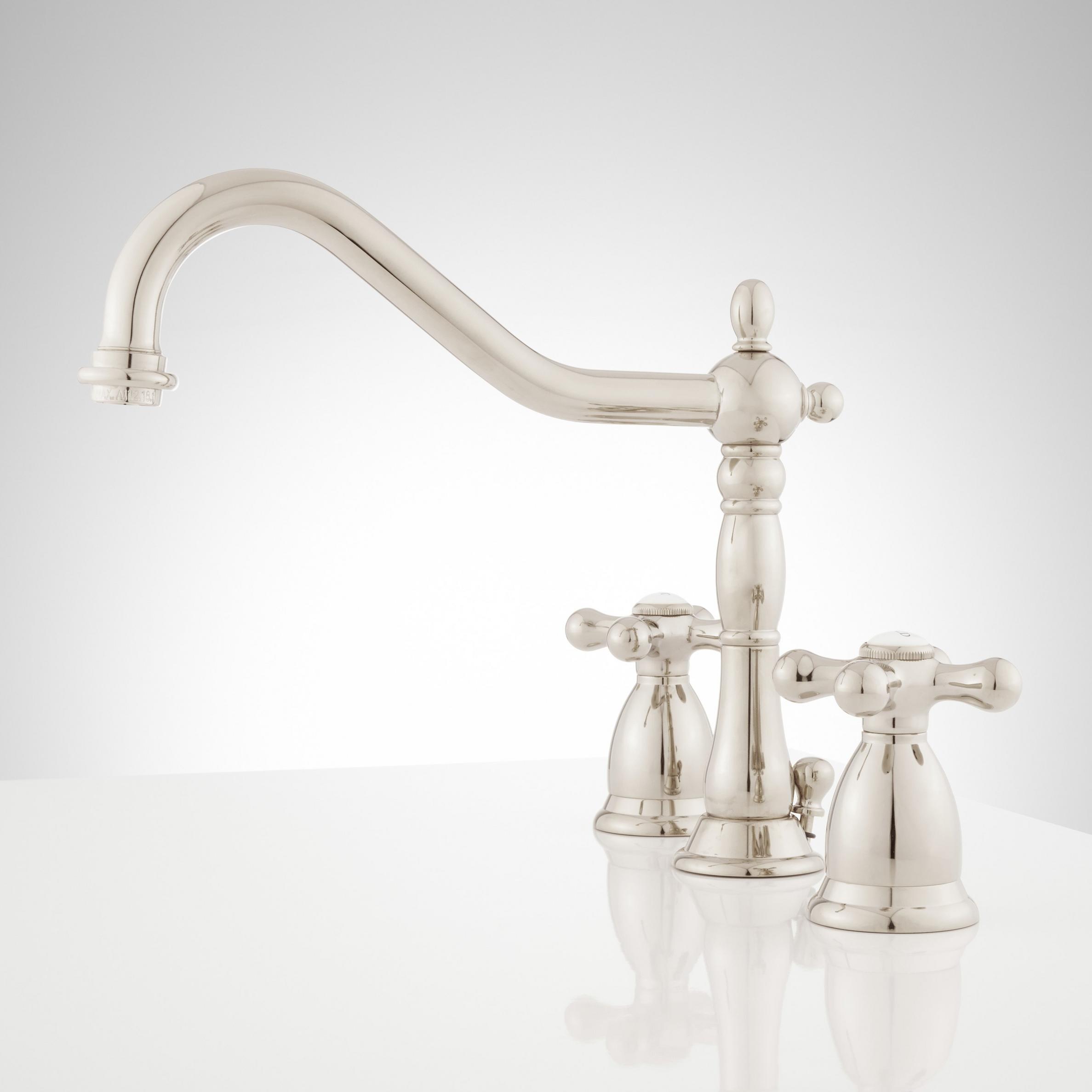 Victorian Widespread Bathroom Faucet Cross Handles Signature Hardware
