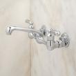 Wall-Mount Faucet with Variable Centers - Chrome, , large image number 1