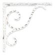 Sprig Cast Iron Shelf Bracket - 4" - Distressed White, , large image number 1