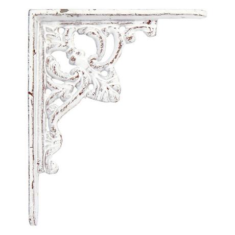 Fleur de Lis Cast Iron Shelf Bracket