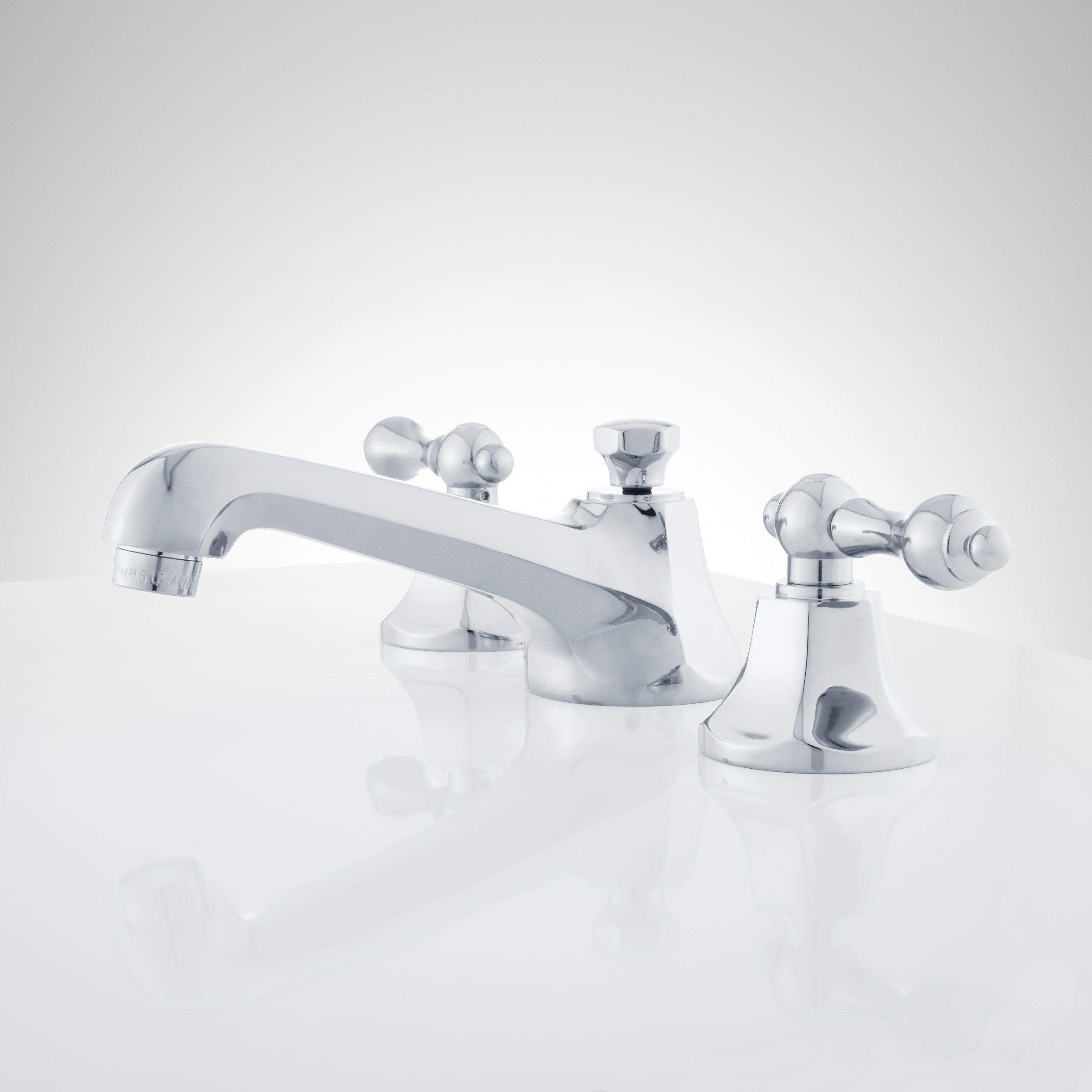 New York Widespread Bathroom Faucet - Lever Handles | Signature