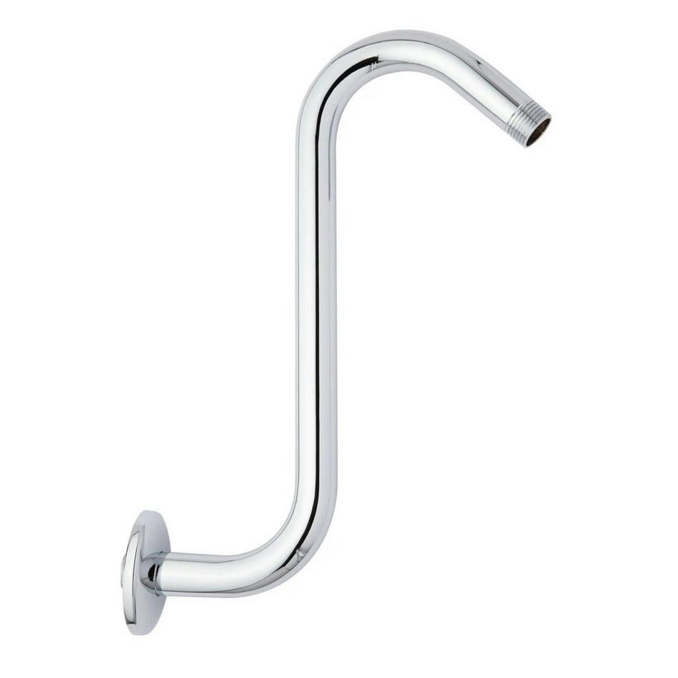 Cambridge Rainfall Nozzle Shower Head - 8" Offset Arm - Brushed Nickel, , large image number 1