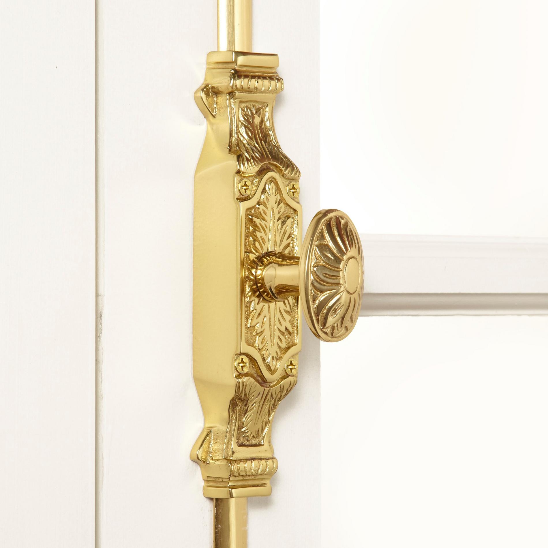 Corinthian Brass Window Cremone Bolt Signature Hardware
