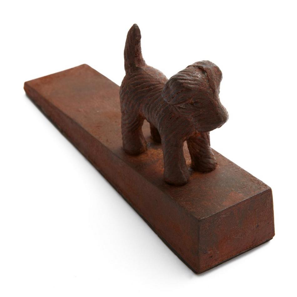 Cast Iron Dog Wedge Doorstop, , large image number 1