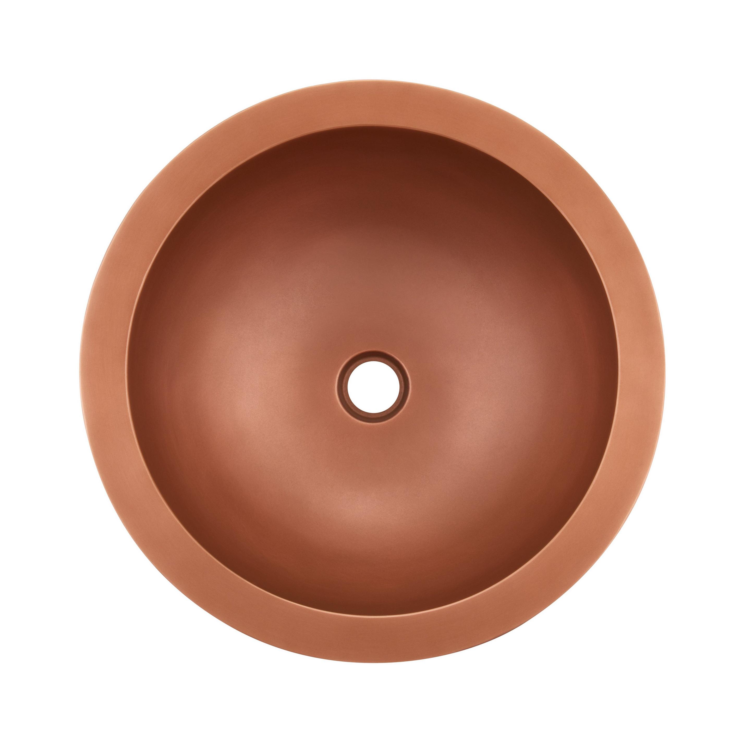 18" Burgan DoubleWall Copper Vessel Sink Signature Hardware