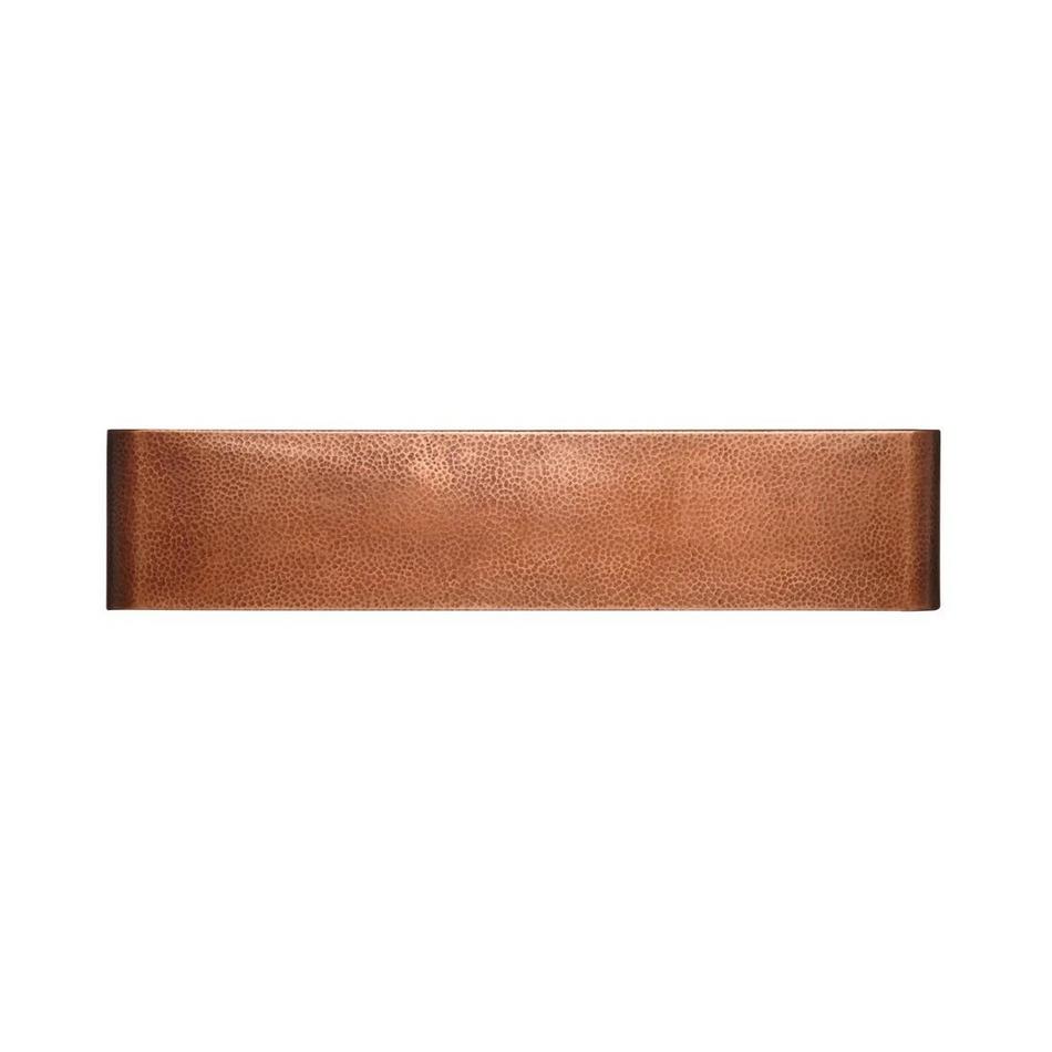 42" Fiona Double-Bowl Hammered Copper Farmhouse Sink, , large image number 3