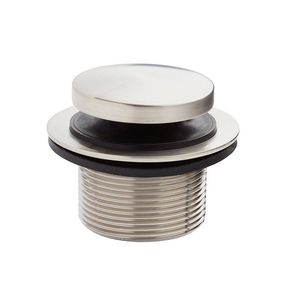 Toe Tap Tub Drain - Brushed Nickel, , large image number 2