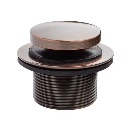 Toe Tap Tub Drain