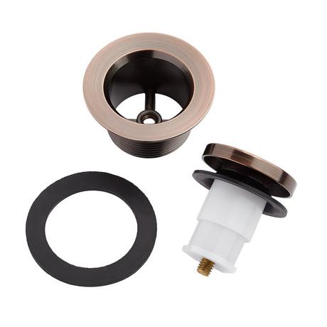 Toe Tap Tub Drain