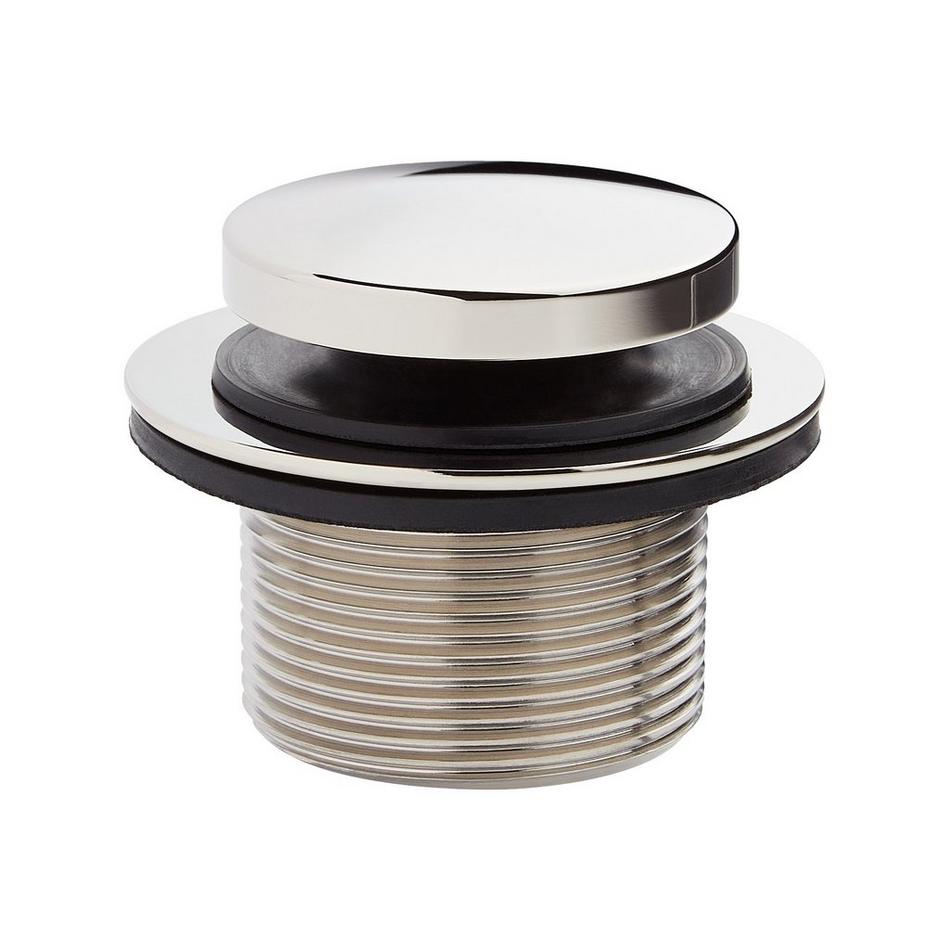Toe Tap Tub Drain - Polished Nickel, , large image number 2