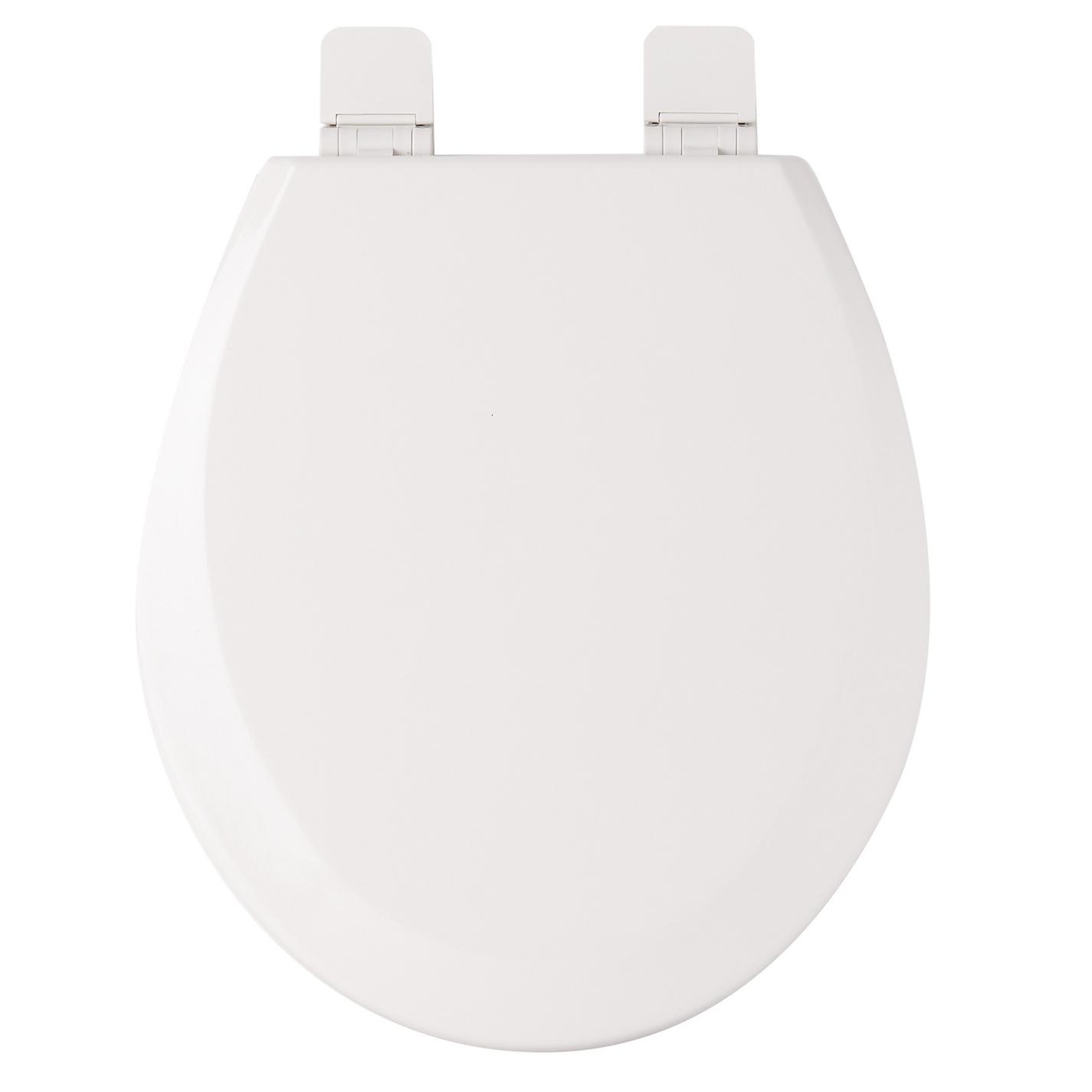 Round Retro Wood Toilet Seat White Signature Hardware