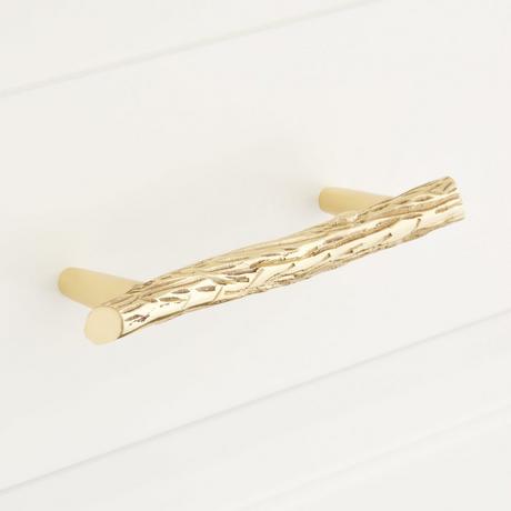 Arbor Twig Solid Brass Cabinet Pull