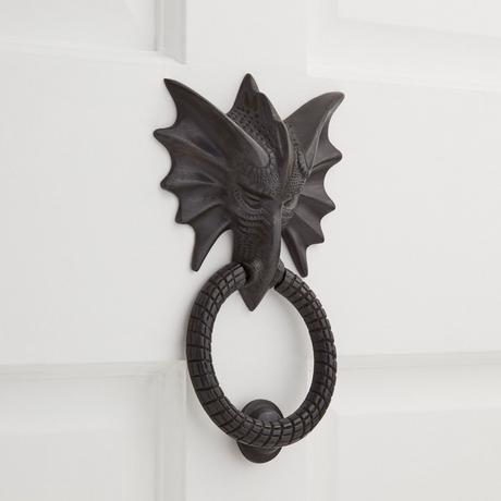 Solid Bronze Dragon Door Knocker