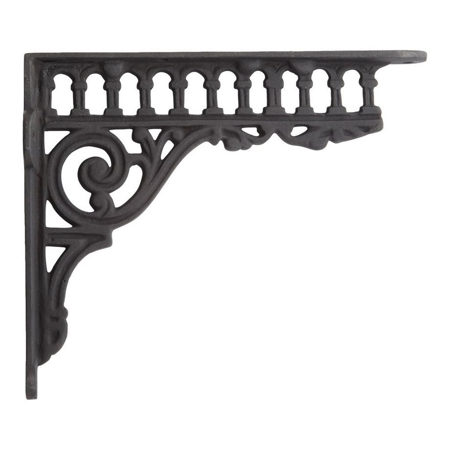 Victorian Iron Shelf Bracket - Distressed White | Signature Hardware