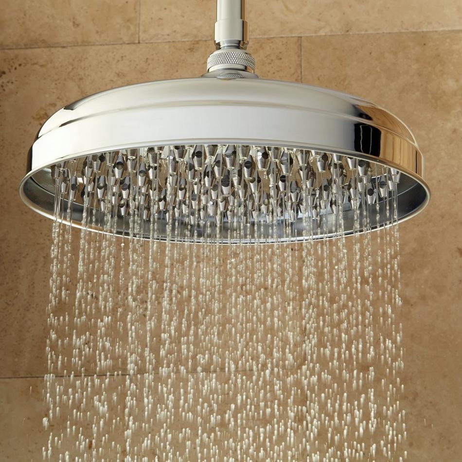 10" Lambert Rainfall Nozzle Shower Head - Chrome, , large image number 0