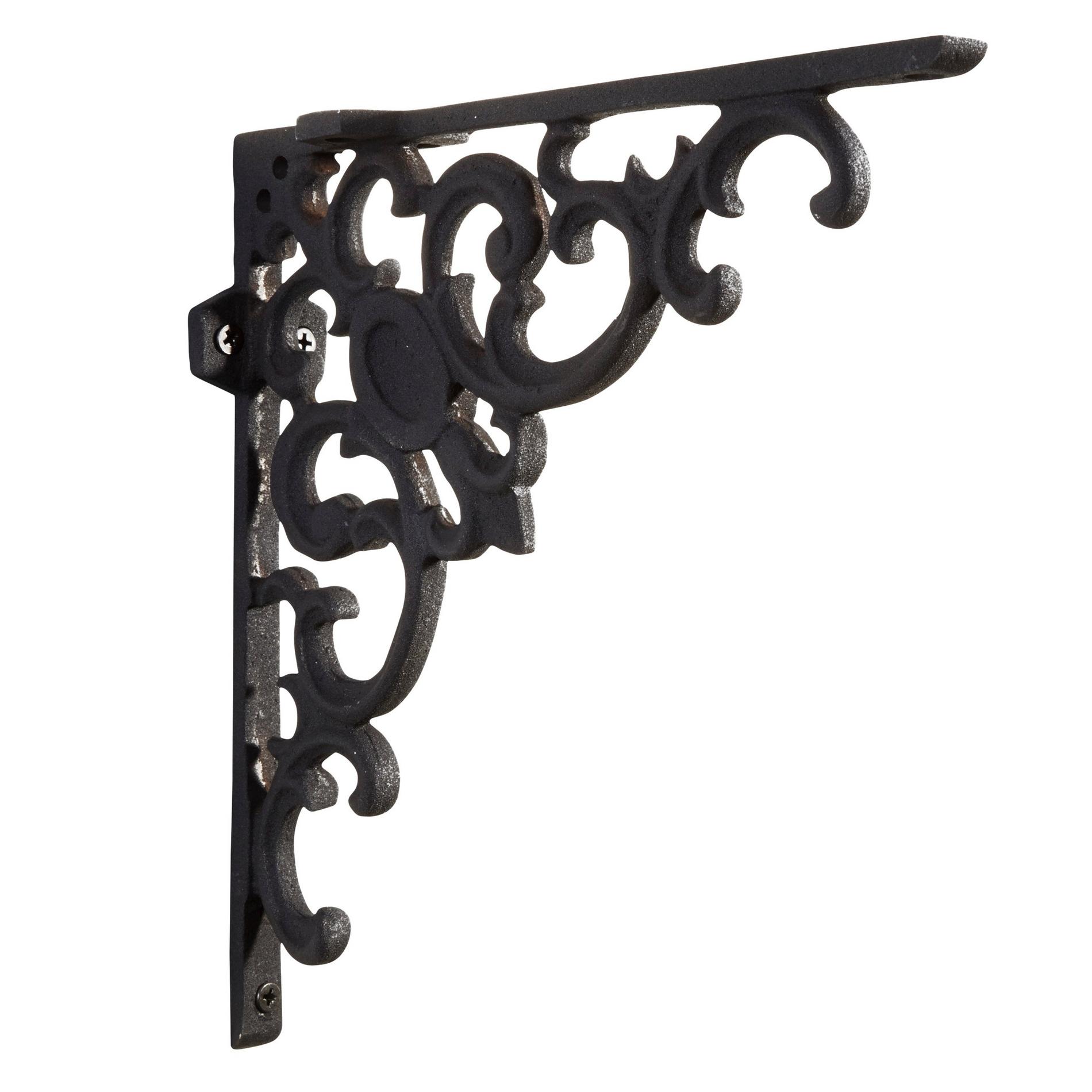 Elegant Scroll Cast Iron Shelf Bracket Signature Hardware