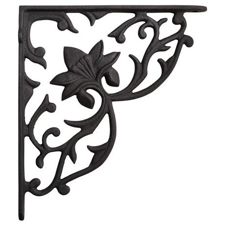 Lilium Cast Iron Shelf Bracket