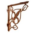 French Quarter Cast Iron Shelf Bracket - Rust, , large image number 0