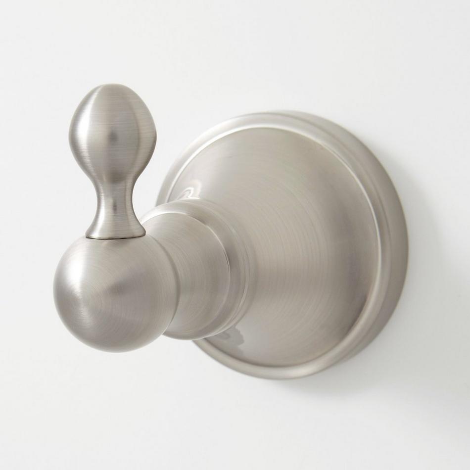 Signature Hardware 353547 Seattle Collection Wall-Mount Robe Hook Finish: Brushed Nickel