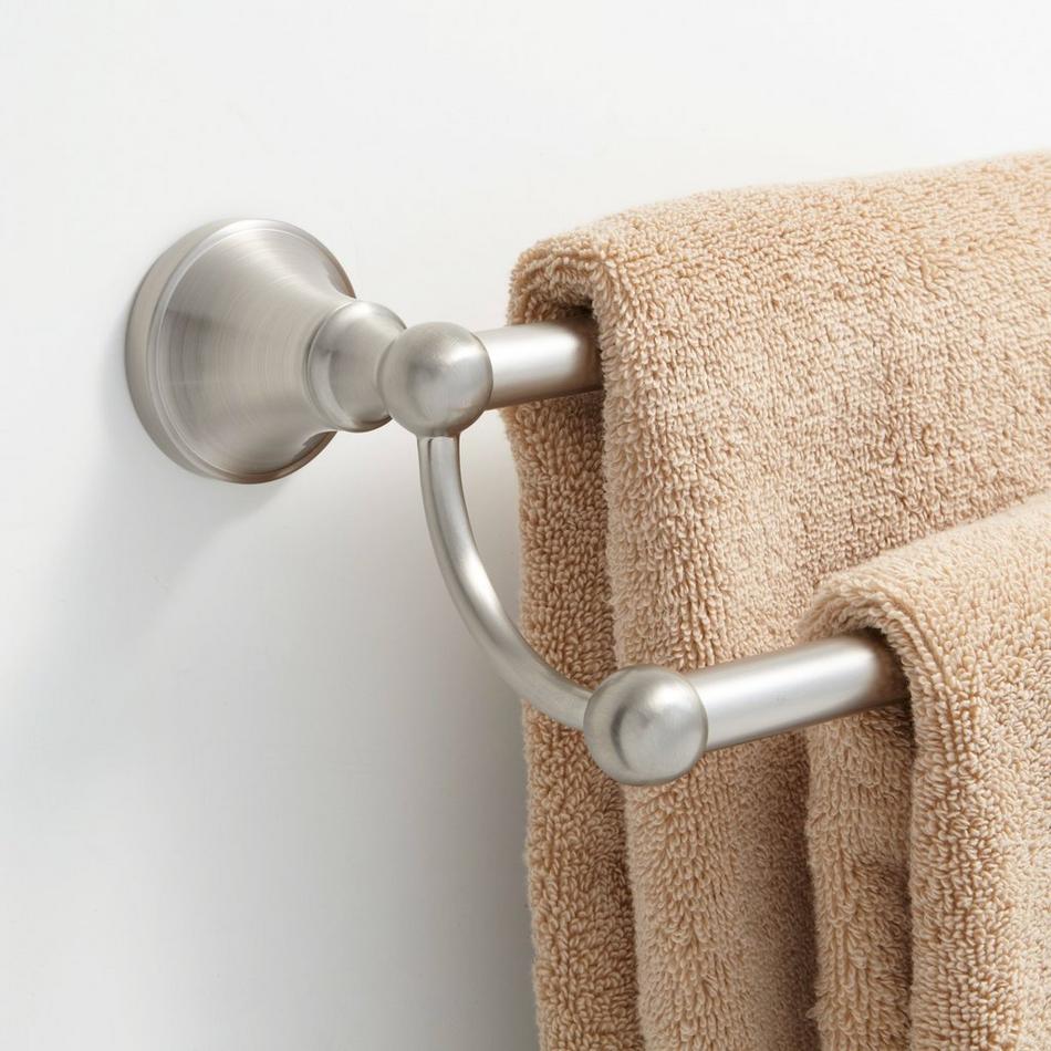 24 Seattle Collection Double Towel Bar - Oil Rubbed Bronze