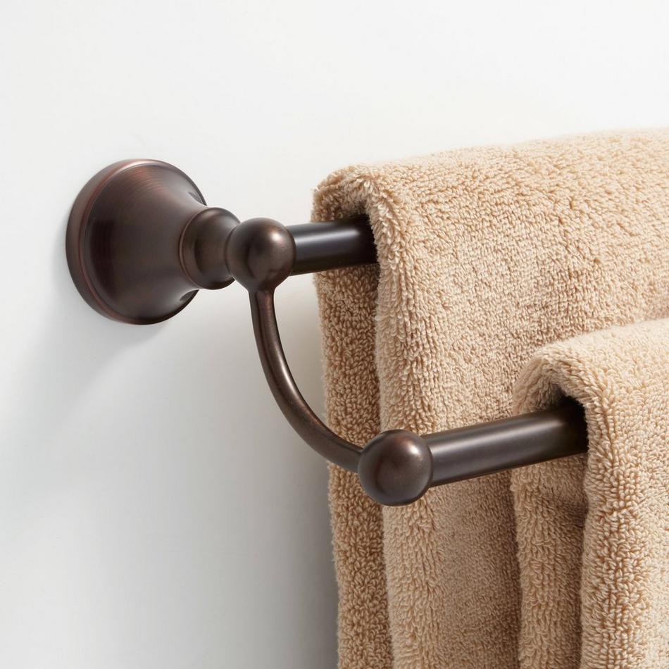 Concept Round Double Towel Bar