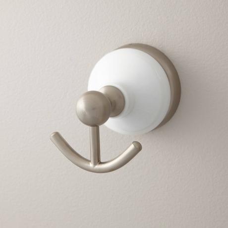 Elements BHE3-02DBAC-R Newbury Brushed Oil Rubbed Bronze Double Robe Hook