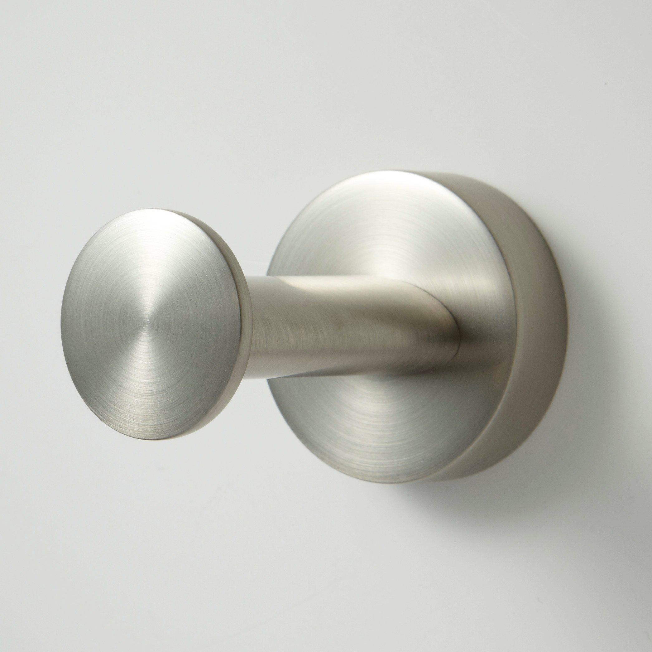 Prague Robe Hook - Brushed Nickel