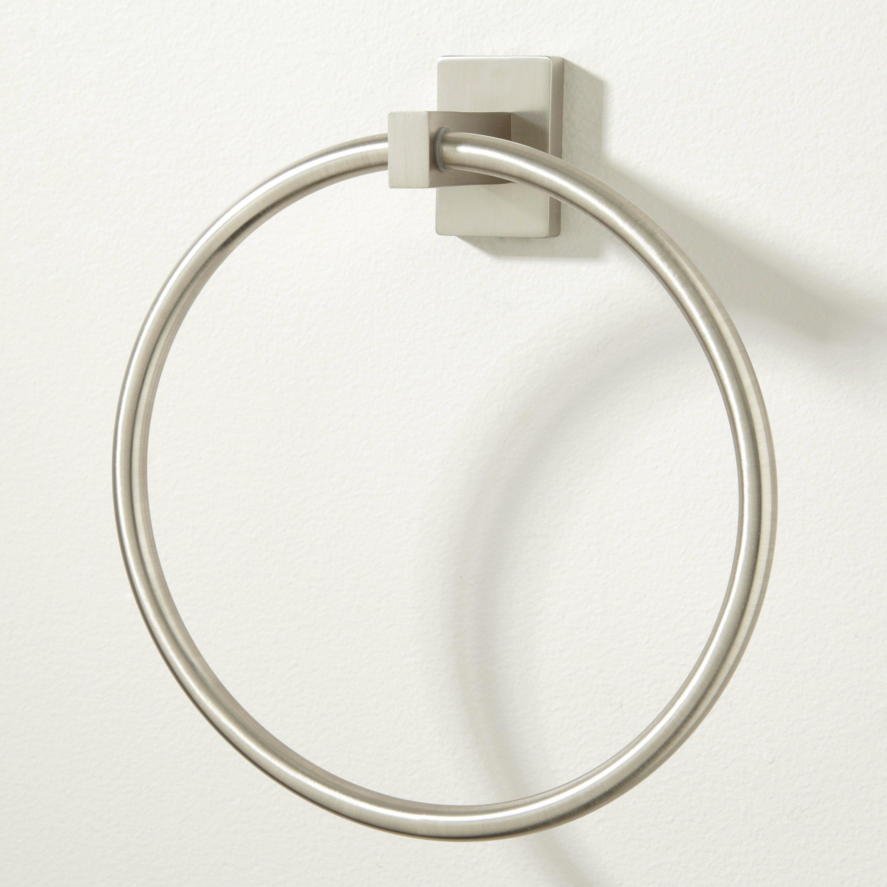 Helsinki Collection Towel Ring - Brushed Nickel