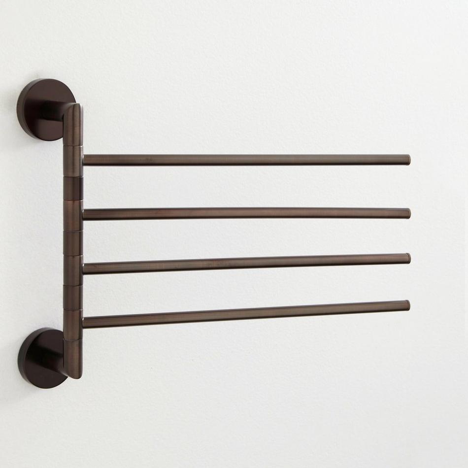 Colvin Quadruple Swing Arm Towel Bar, , large image number 1