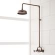 Baudette Exposed Pipe Wall-Mount Shower With Rainfall Shower Head, , large image number 6