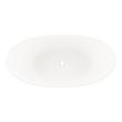 71" Brielle Solid Surface Freestanding Tub - Matte Finish, , large image number 3