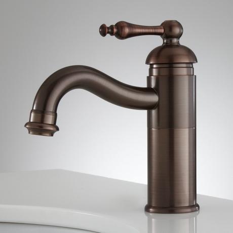 Lebroc Single-Hole Bathroom Faucet with Pop-Up Drain