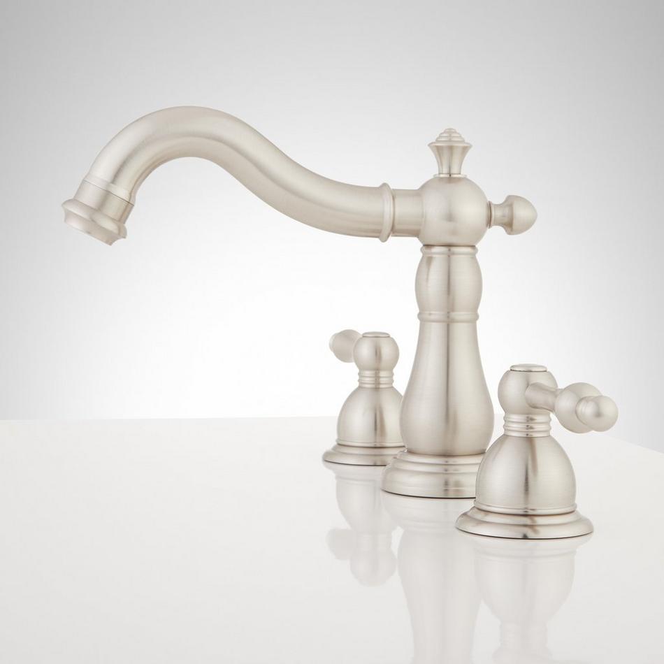 Enid Widespread Bathroom Faucet - Overflow - Brushed Nickel, , large image number 1