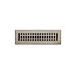 Contemporary Brass Floor Register - Brushed Nickel 2-1/4" x 10" (3-7/8" x 11-1/2"Overall), , large image number 0
