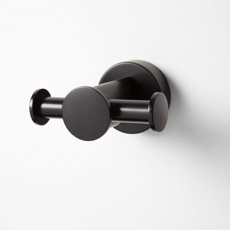 Designers Impressions Astor Series Oil Rubbed Bronze Double Robe Hook: 19267