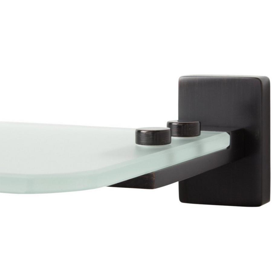Ballard Tempered Glass Shelf Two Shelves Signature Hardware