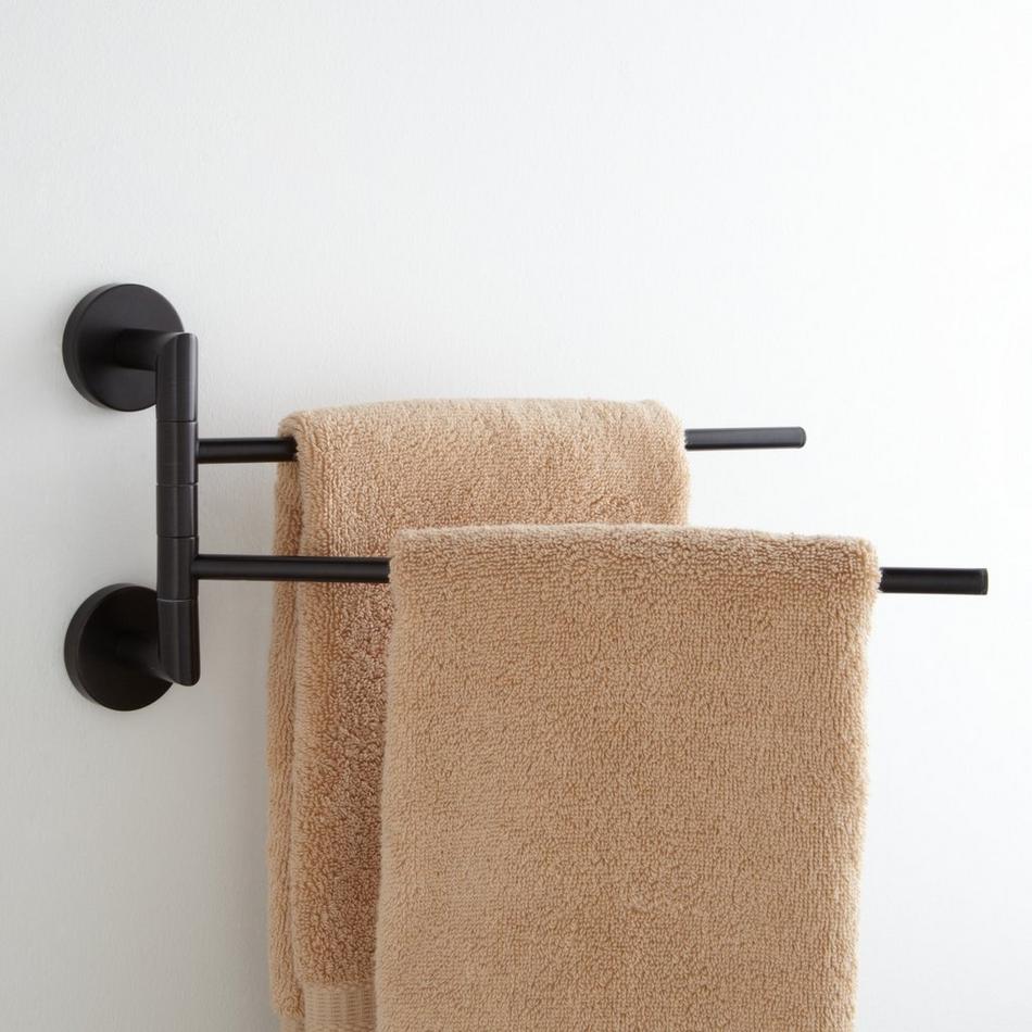 Colvin Double Swing Arm Towel Bar, , large image number 2