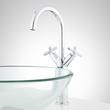 Exira Single-Hole Vessel Faucet with Pop-Up Drain, , large image number 0