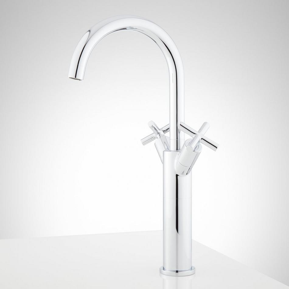 Exira Single-Hole Vessel Faucet with Pop-Up Drain, , large image number 2