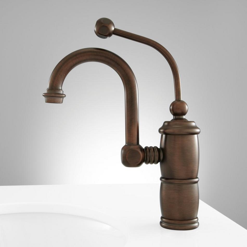 Marcella Single-Hole Bathroom Faucet - Pop-Up Drain - Overflow - Oil Rubbed Bronze, , large image number 1