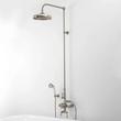 Thermostatic Exposed Pipe Tub and Shower Set with Hand Shower, , large image number 0