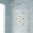Exira Thermostatic Shower System - Hand Shower & 6 Body Sprays, , large image number 0