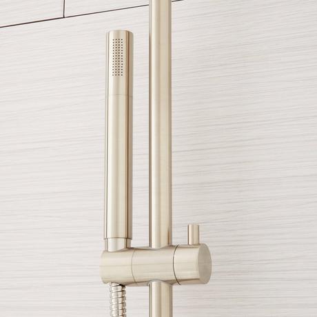 Exira Thermostatic Shower System - Hand Shower & 6 Body Sprays