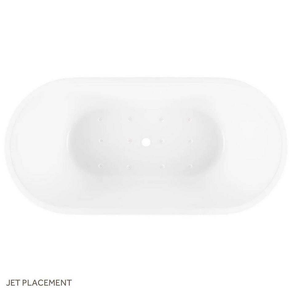 55" Imler Acrylic Freestanding Air Tub, , large image number 8