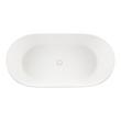 56" Winifred Solid Surface Freestanding Tub, , large image number 3