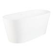 62" Lucina Solid Surface Freestanding Tub - Overflow, , large image number 1