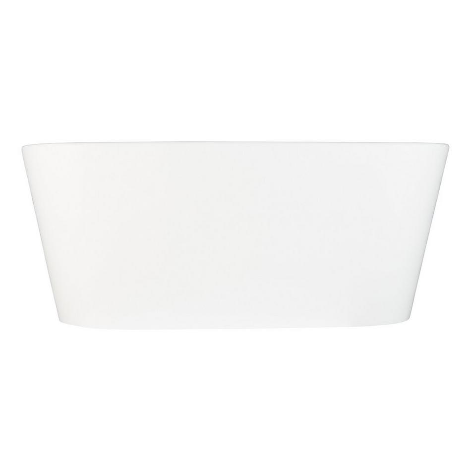 62" Lucina Solid Surface Freestanding Tub - Overflow, , large image number 2